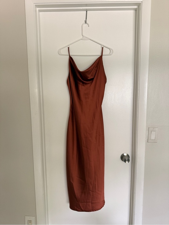 Petal & Pup Dresses & Skirts - Petal & Pup Slip Midi Dress in Rust Red